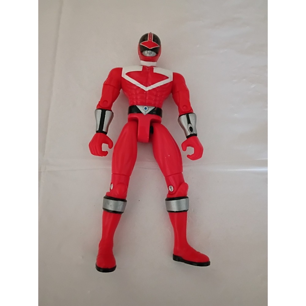 Good Used Condition 2000 Bandai Power Rangers Red Ranger Time Force 6 Inches - Picture 1 of 5
